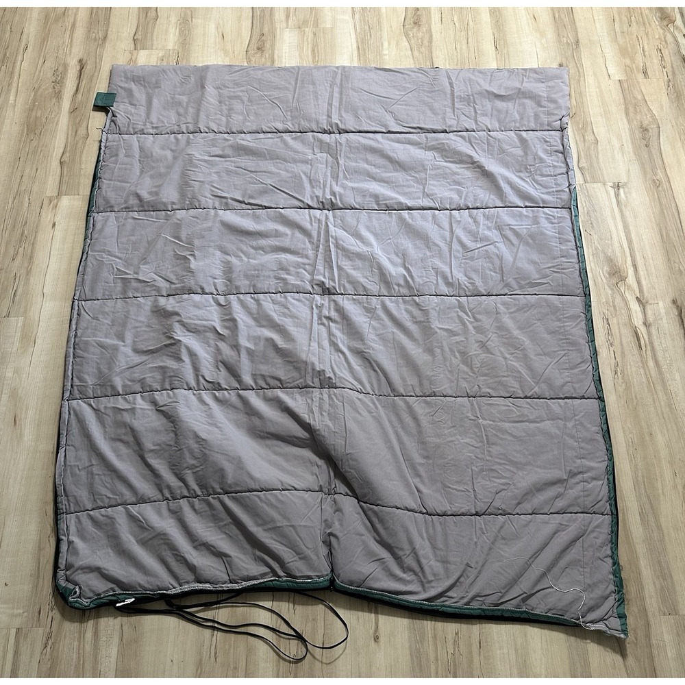 Vintage Kelty Hollofill Sleeping Bag Green Twin Made In USA No Bag - Picture 5 of 5